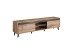 TV stand NORD II votan oak/antracyt/black