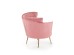 ALMOND leisure chair color: pink