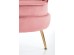 ALMOND leisure chair color: pink