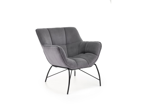 BELTON leisure chair color: grey