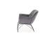 BELTON leisure chair color: grey