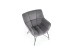BELTON leisure chair color: grey