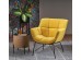 BELTON leisure chair color: yellow