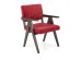 MEMORY chair, ebony / maroon Monolith 59