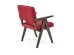 MEMORY chair, ebony / maroon Monolith 59