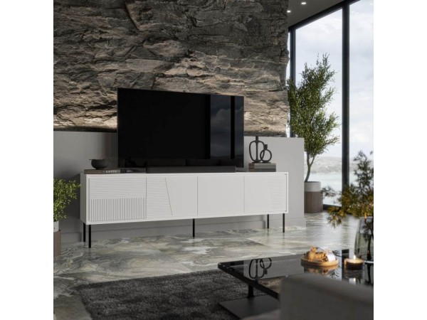ABI TV stand mat white/ mat white