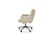 FLORES swivel armchair, light brown