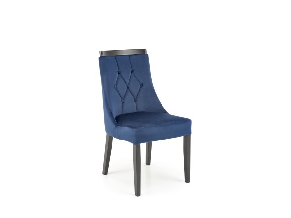 ROYAL chair, black / dark blue Monolith 77