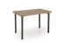 MILTON table + 4 chairs color: natural / black