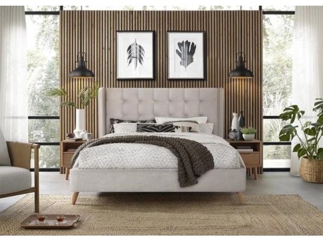 ESTELLA  160 cm bed beige
