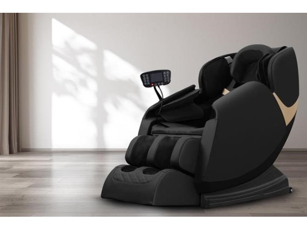 SOLARIA massage chair / heating function / colors: black / gold