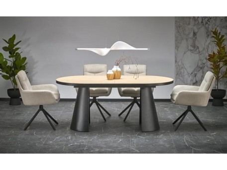 GIACOMO table natural/black