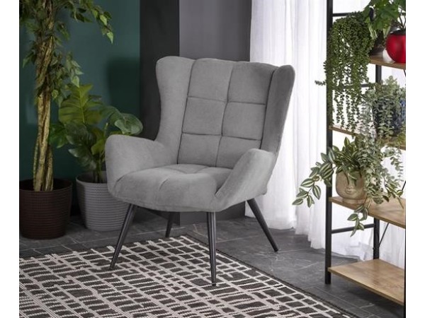 BYRON leisure chair, grey