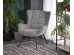 BYRON leisure chair, grey