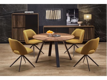 DANILO table walnut/black