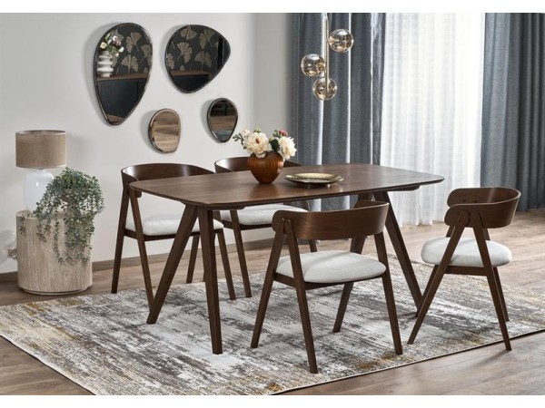 MIGUEL table walnut / walnut