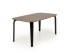 PEDRO table walnut / black