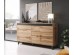 NORD chest of drawers antracyt/black
