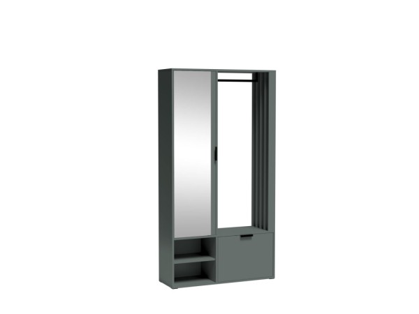 MILO UNI hallway waredrobe green stone