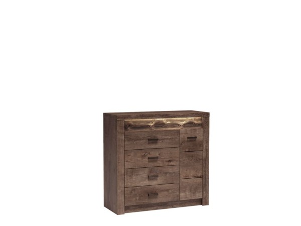 INDIANAPOLIS chest of drawers I17 dark ash tree INDIANAPOLIS chest of drawers I17 dark ash tree