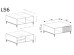 LINKaSTYLE coffee table LS6 cashmere