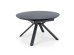 VERTIGO extension table, color: top - black marble, legs - black