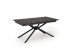 VITORINO extension table, color: top - black marble, legs - black