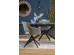 VITORINO extension table, color: top - black marble, legs - black