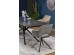 VITORINO extension table, color: top - black marble, legs - black
