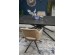 VITORINO extension table, color: top - black marble, legs - black