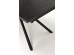VITORINO extension table, color: top - black marble, legs - black
