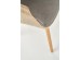 K396 chair, color: light oak / grey