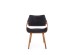 K396 chair, color: walnut / black