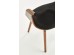 K396 chair, color: walnut / black