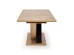 BRANDON extension table, wotan oak / black