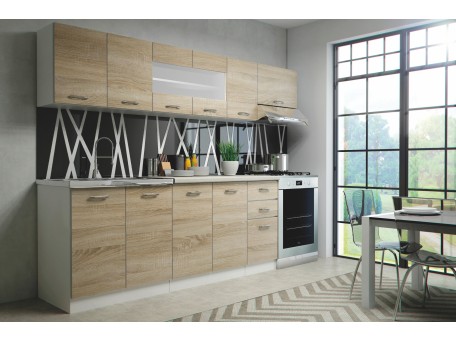 PERŁA 260 - SONOMA OAK/WHITE