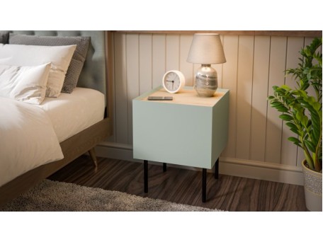 FELLINI night stand olive/olive ( 2 pcs. = 1 box )