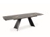 ARMANI extension table, black marble / black
