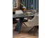 ARMANI extension table, black marble / black