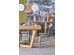 BASSO chair honey oak / CREMONA 96 (grey)