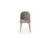 BASSO chair honey oak / CREMONA 96 (grey)