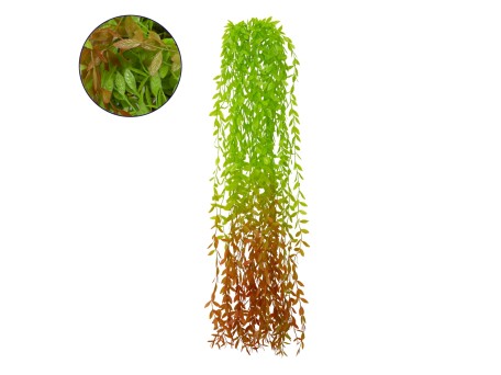 78057 Τεχνητό Κρεμαστό Φυτό Διακοσμητικών Κλαδιών με Πράσινο και Καφέ Φύλλωμα Ευρωπαϊκή Τέφρα Μ30 x Y100 x Π10cm