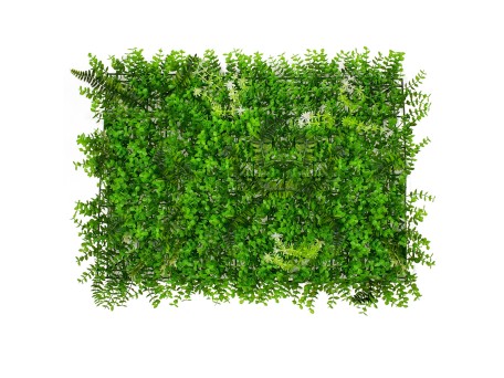 78412 Artificial - Συνθετικό Τεχνητό Διακοσμητικό Πάνελ Φυλλωσιάς - Κάθετος Κήπος Καυκάσιο Πυξάρι - Φτέρη - Tokyo sun Πράσινο Μ60 x Υ40 x Π9cm