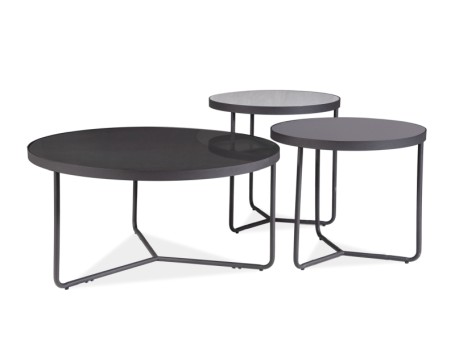 ARTEMIDA BENCH GRAY + BLACK / BLACK (SET) DIOMMI ARTEMIDASZC
