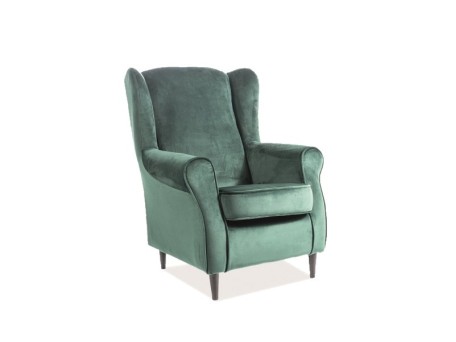 ΠΟΛΥΘΡΟΝΑ BARON VELVET GREEN BLUVEL 78 / WENGE DIOMMI BARONV78