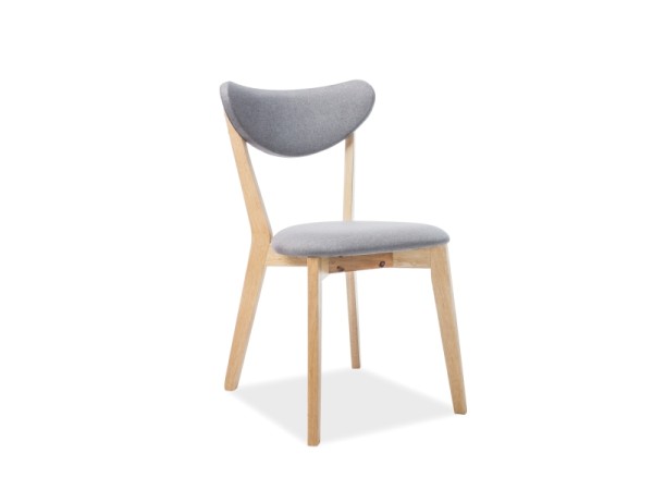 BRANDO CHAIR OAK/GRAY TAP. 130 DIOMMI BRANDODSZ