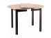 DANTE TABLE ARTISAN OAK / BLACK MATT FI 102 (102-142) DIOMMI DANTEDACMFI102