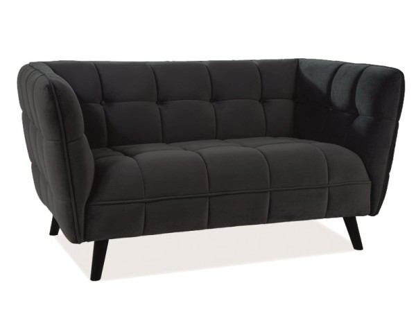 ΚΑΝΑΠΕ CASTELLO 2 VELVET BLACK BLUVEL 19 / WENGE DIOMMI CASTELLO2V19 ΚΑΝΑΠΕ CASTELLO 2 VELVET BLACK BLUVEL 19 / WENGE DIOMMI CASTELLO2V19