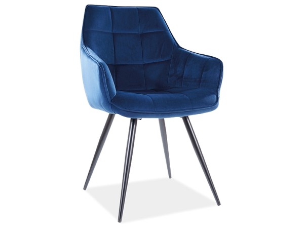Καρέκλα τραπεζαρίας βελούδινη Lilia Velvet 45 x 59 x 90 DIOMMI LILIAVCGR Καρέκλα τραπεζαρίας βελούδινη Lilia Velvet 45 x 59 x 90 DIOMMI LILIAVCGR