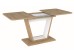 TABLE NIGEL OAK ARTISAN / WHITE MAT 120(160)X80 (D) DIOMMI NIGELDABM120D